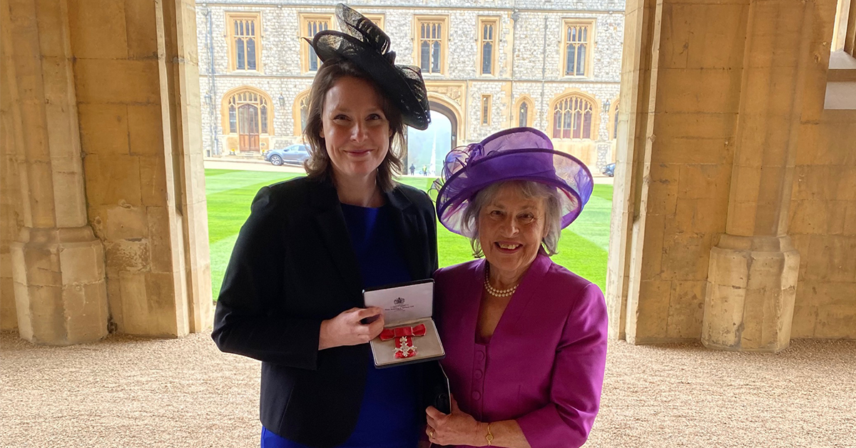 GW4 Alliance Director presented with MBE at Windsor Castle investiture ceremony