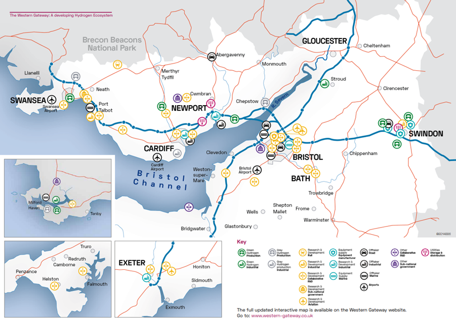 Launch of UK’s first Hydrogen Ecosystem map for South West and South Wales