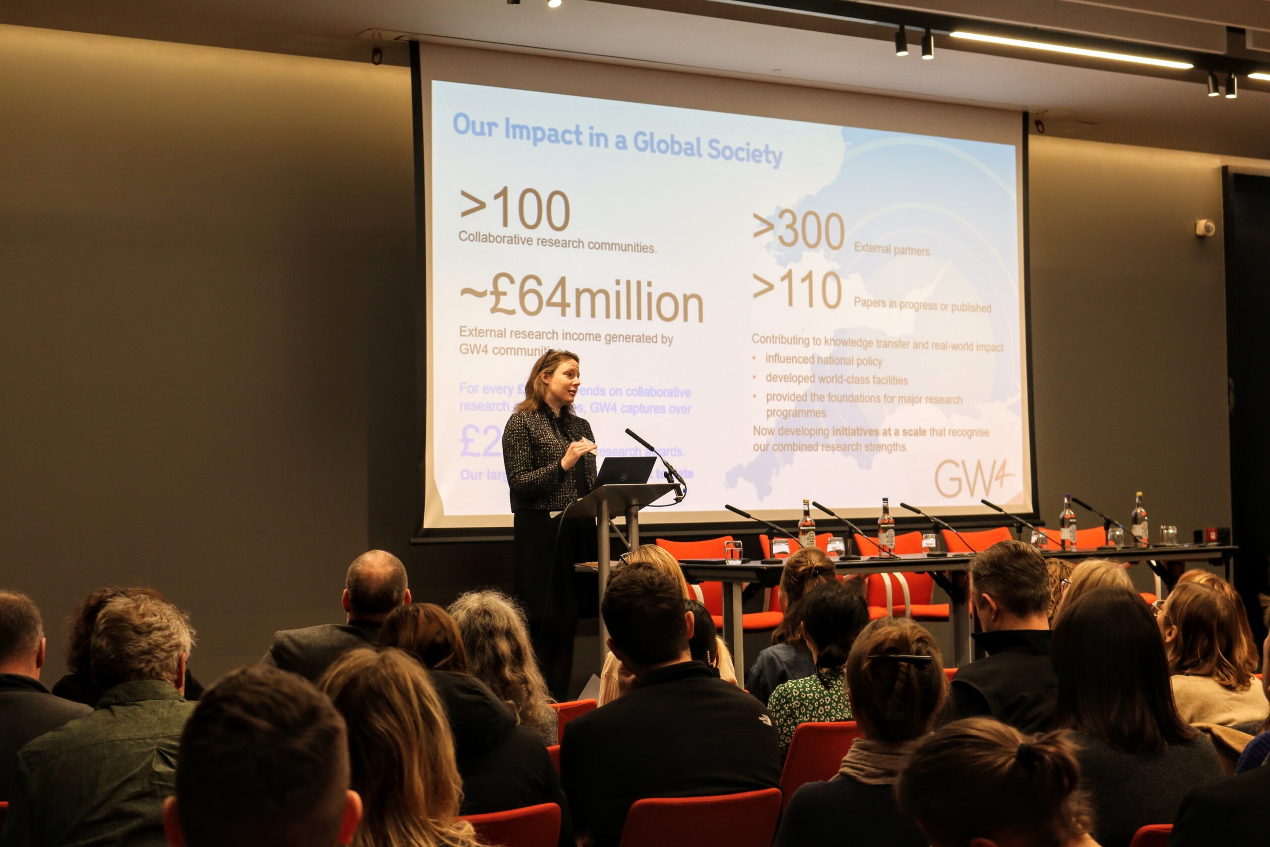 GW4 Alliance Director gives presentation highlighting global impact of GW4 at Wellcome Event