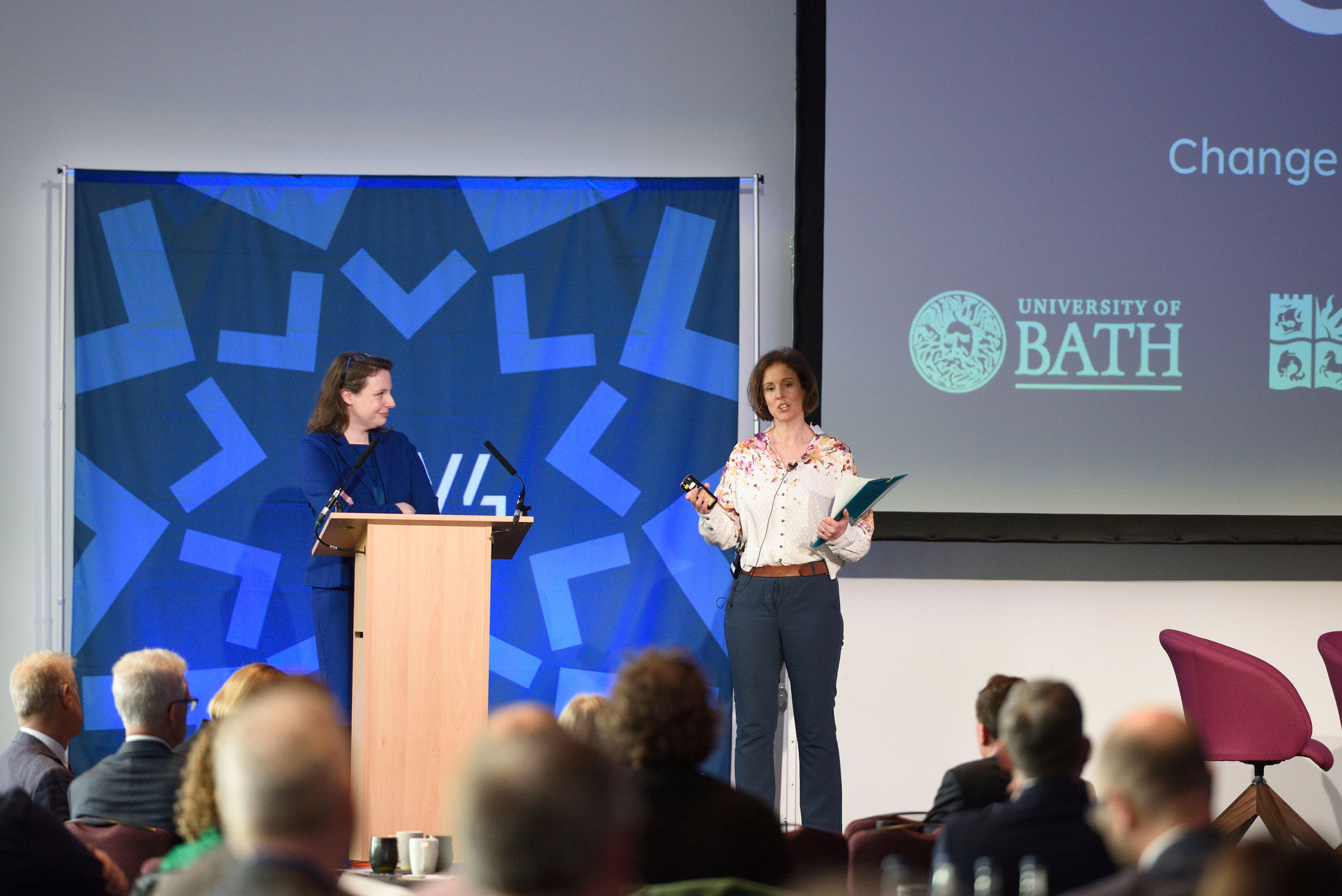 Dr Joanna Jenkinson and Facilitator Kate Tapper introduce event