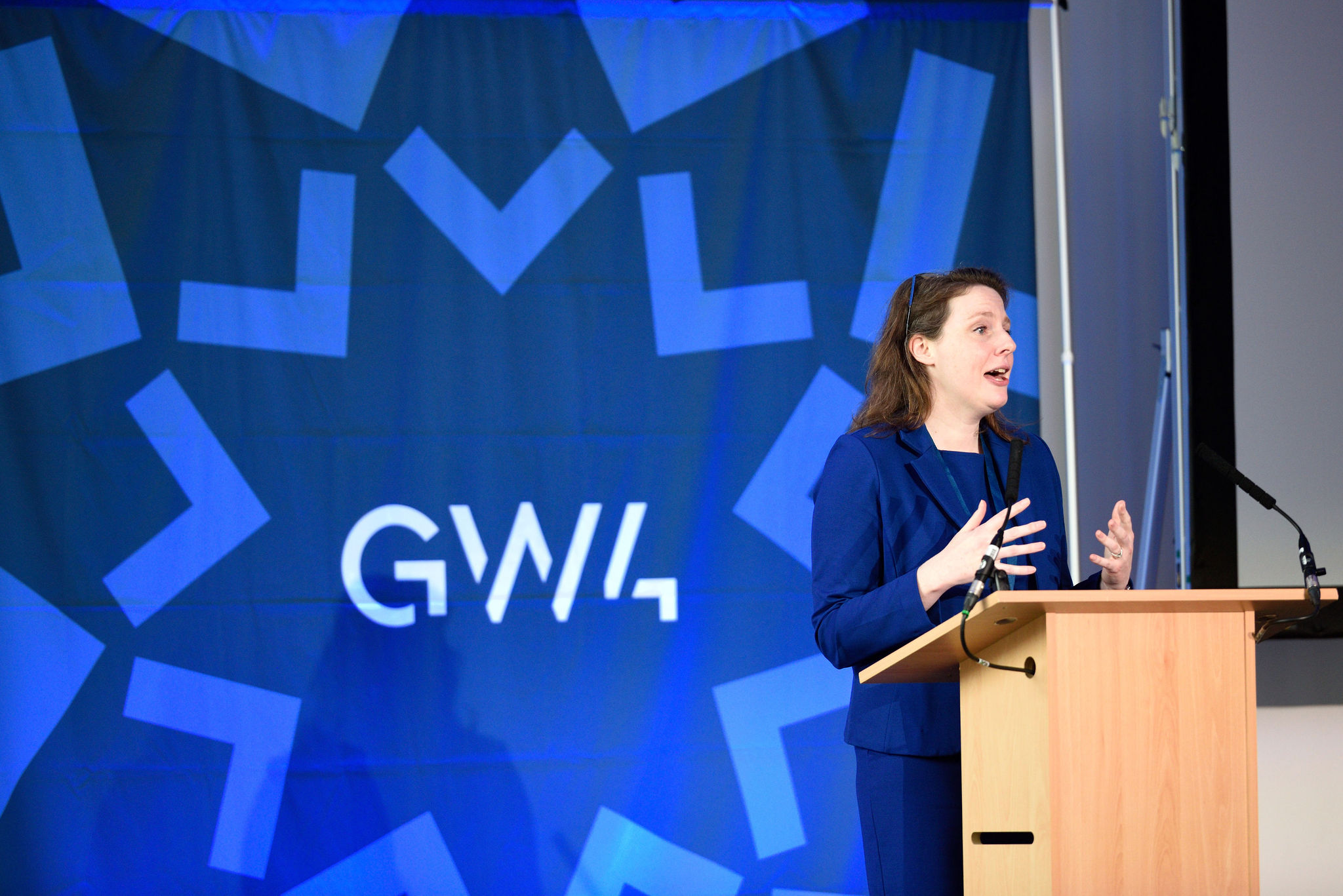 GW4 Alliance Director, Dr Joanna Jenkinson MBE, welcomes attendees to GW4 10 year event