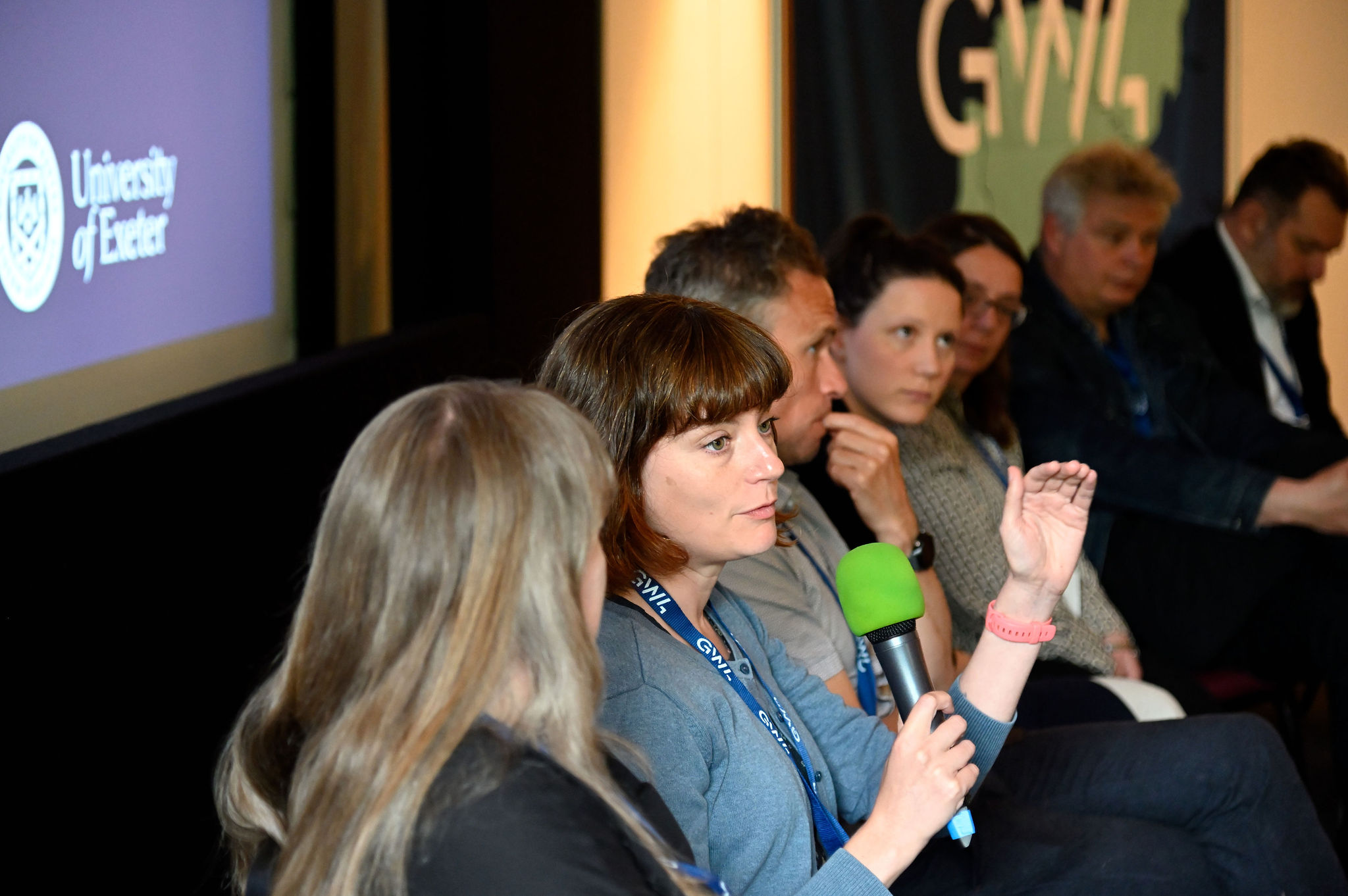 Panel fields questions from attendees