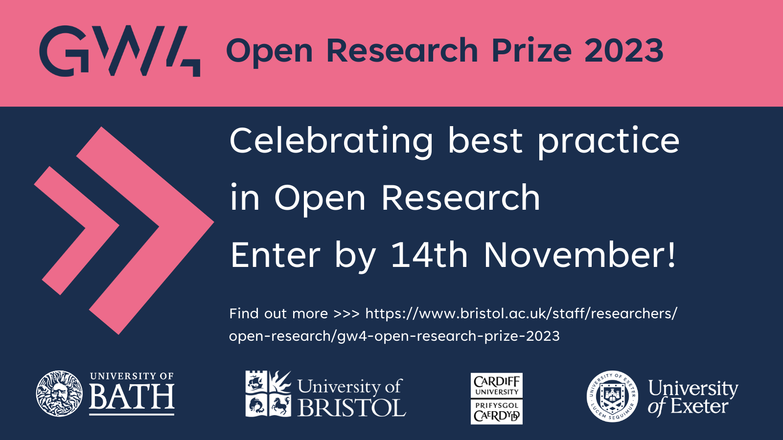 Enter the GW4 Open Research Prize – deadline extended to 14th November