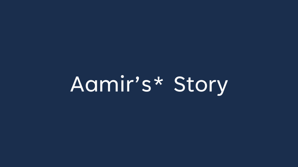Image says: Aamir's Story