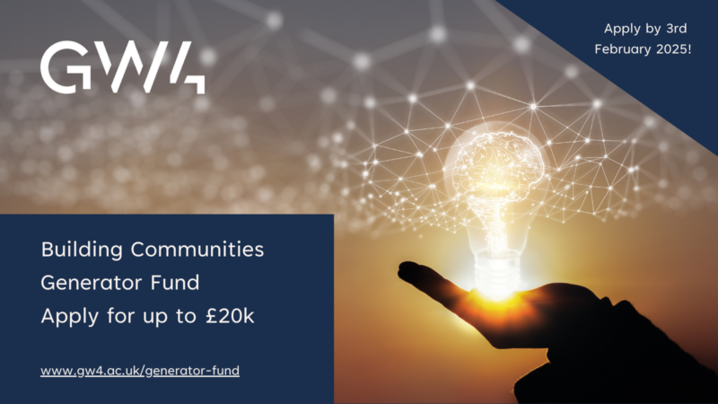 GW4 unveils fresh funding round to empower collaborative research communities