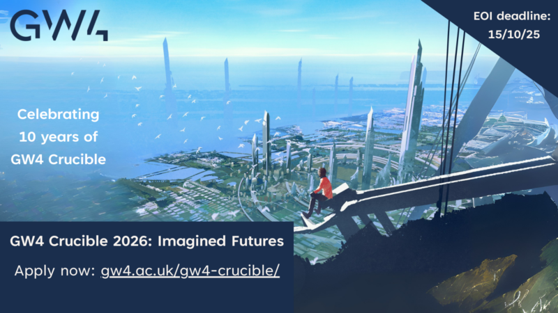 GW4 Crucible 2026 invites early career researchers to imagine new futures