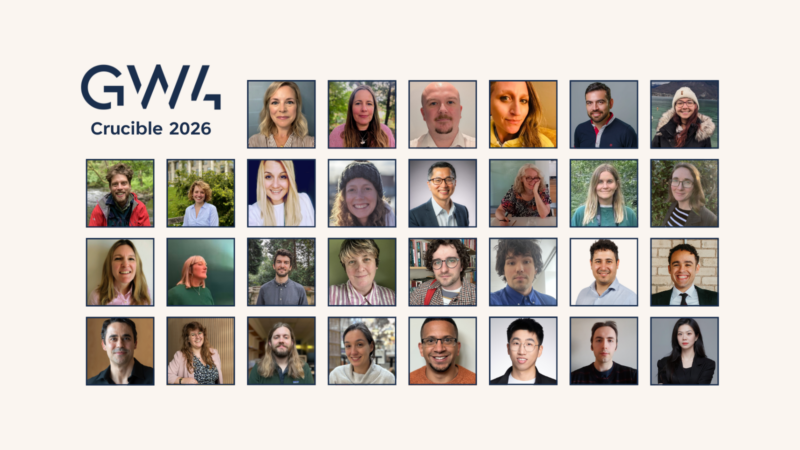 Thirty researchers selected for GW4 Crucible’s 10th anniversary programme exploring imagined futures