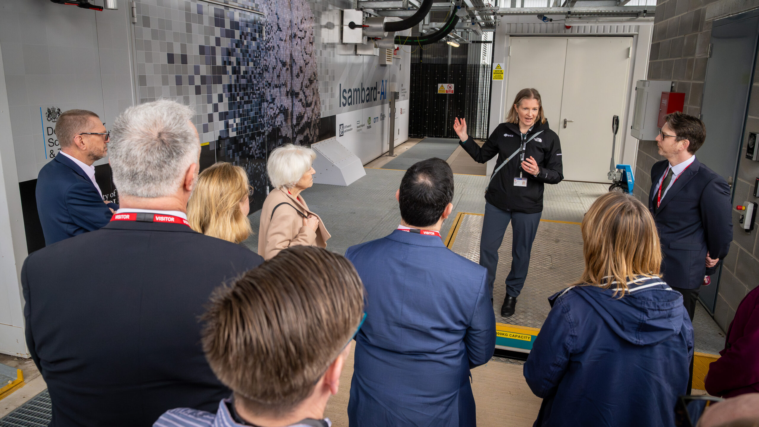 Group on tour of Isambard-AI